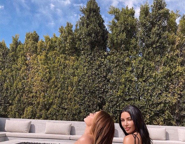 Kim Kardashian and Kylie Jenner from Kardashian-Jenner Family's 2020